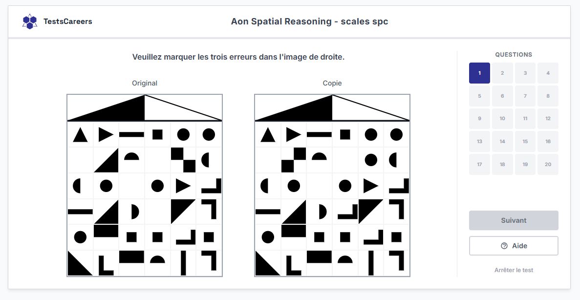 Exemple de chez Aon
