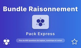Bundle Raisonnement - Numérique, verbal et logique - Pack Express