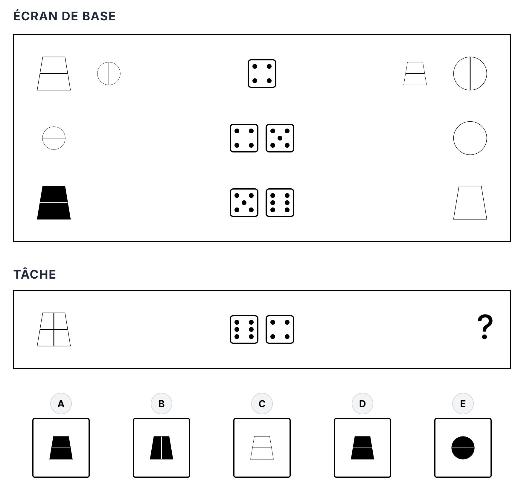 Exemple de raisonnement abstrait avec des dés Travaillerpour.be